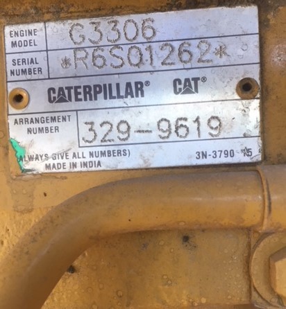  CATERPILLAR G3306TA Gas Engine