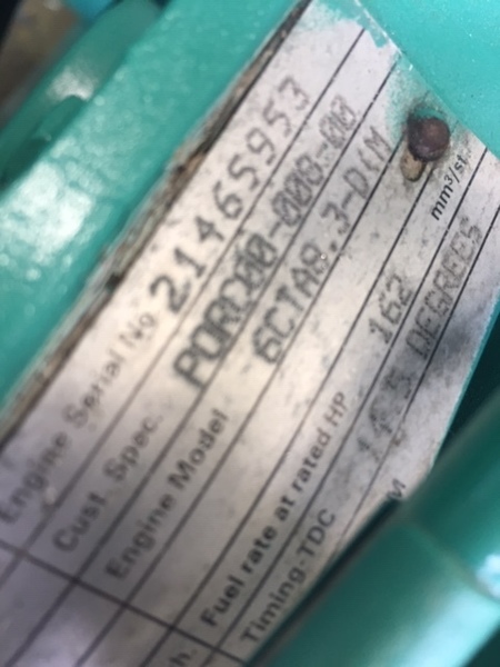  Cummins 6CTA8.3DM Diesel Engine