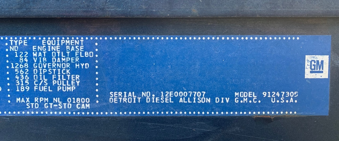 Used Detroit 12V149TT Diesel Engine