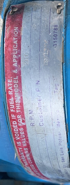 Used Cummins N14-C Diesel Engine