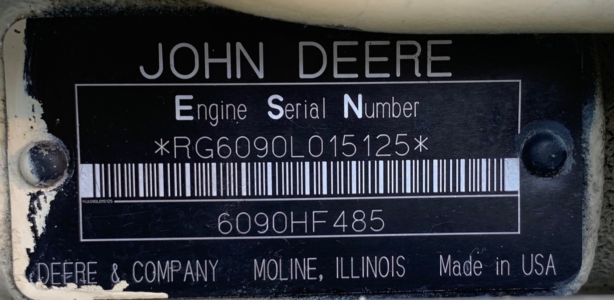 Like New John Deere 6090HF Diesel Engine