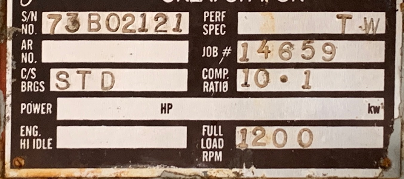 Used Caterpillar G398NA Gas Engine