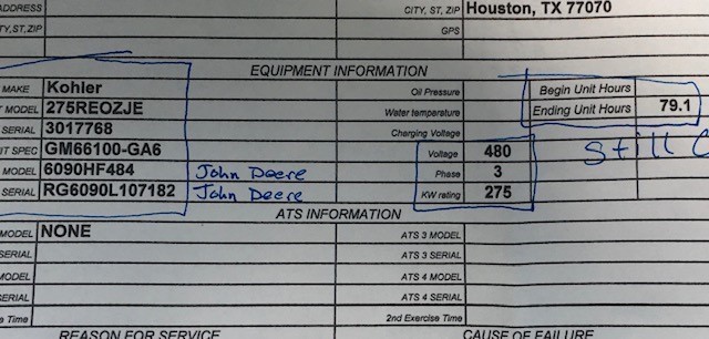 Used John Deere 6090 Diesel Engine