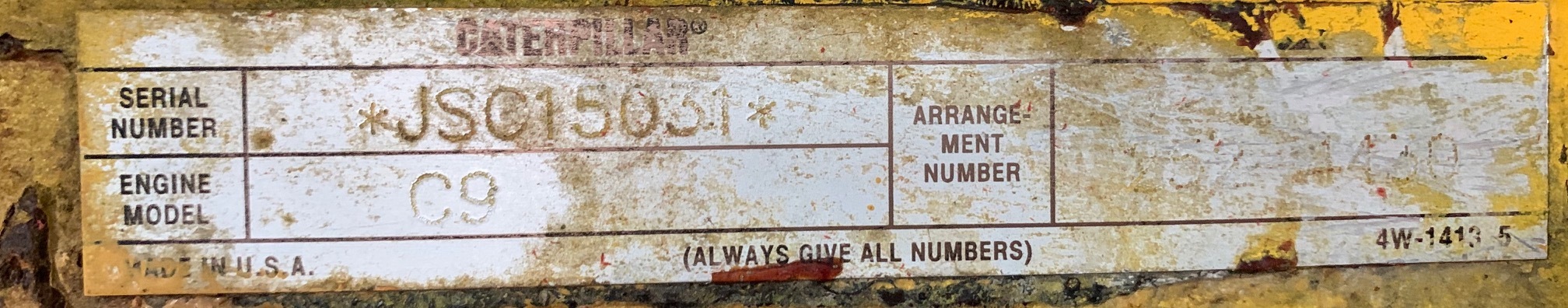 Used Caterpillar C9 Diesel Engine