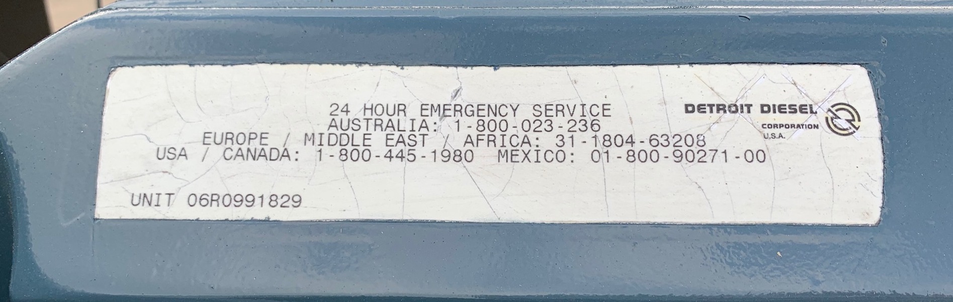 Rebuilt Detroit Diesel S60 Diesel Engine