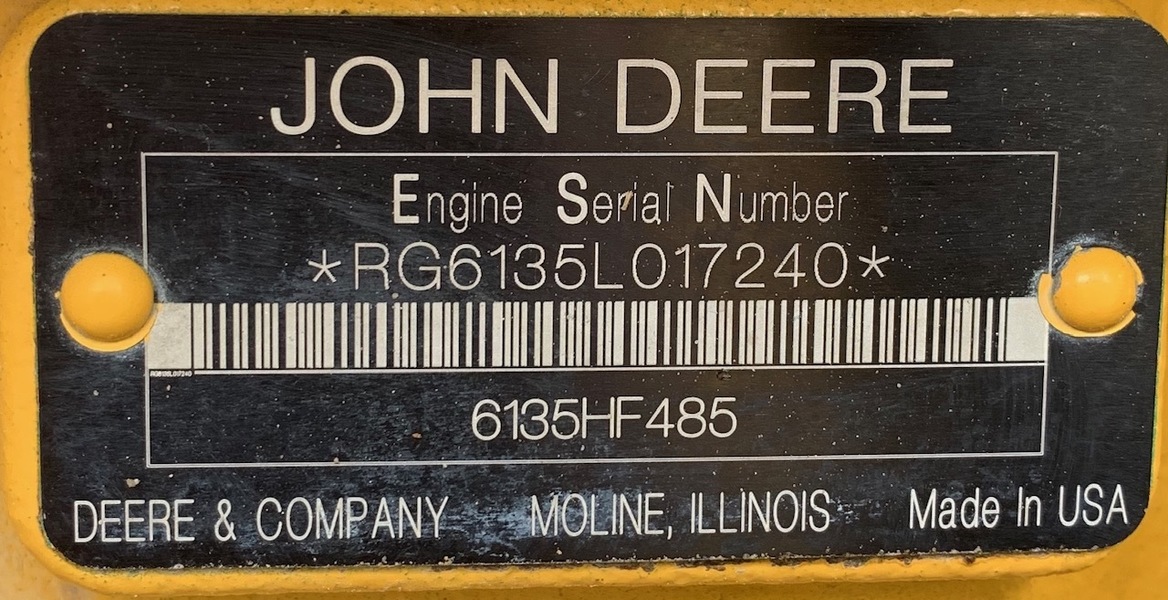 Used John Deere 6135 Diesel Engine