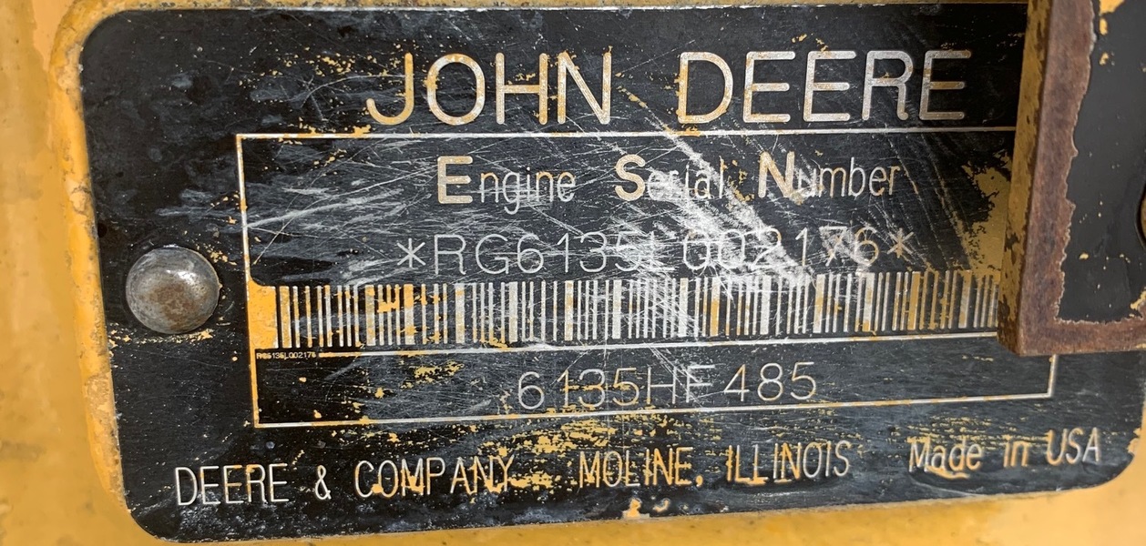 Used John Deere 6135 Diesel Engine