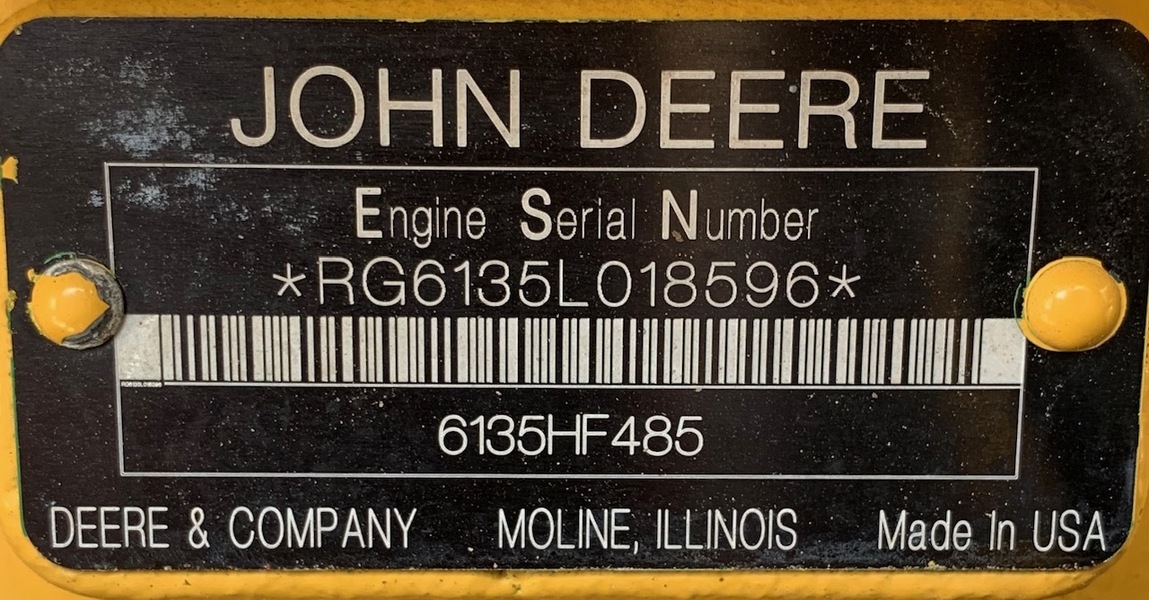 Used John Deere 6135 Diesel Engine