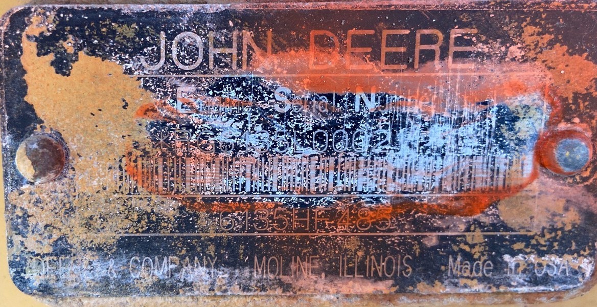Used John Deere 6135 Engine Core