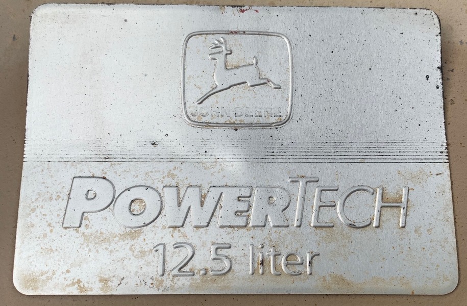 Low Hours John Deere 6125 Diesel Engine