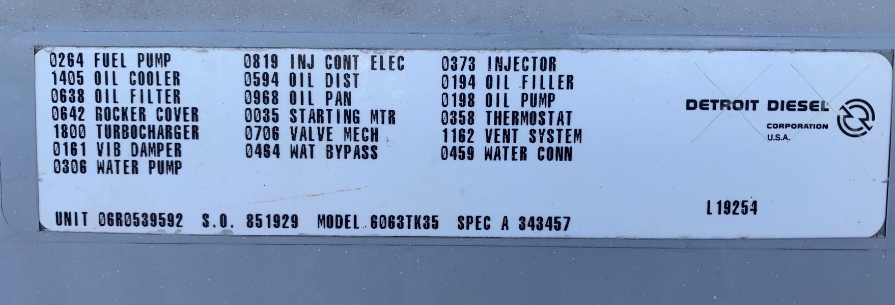 Like New Detroit Diesel Series 60 12.7L Diesel Engine