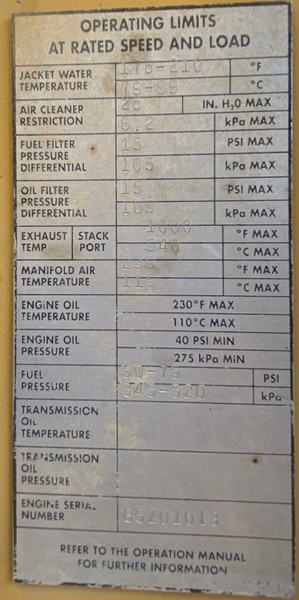 Used Caterpillar 3512 Diesel Engine