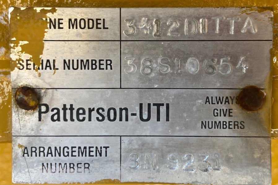 Used Caterpillar 3412DITTA Diesel Engine