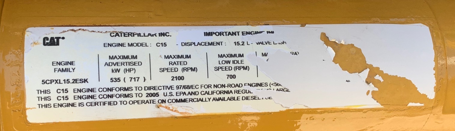 Used Caterpillar C15 Diesel Engine
