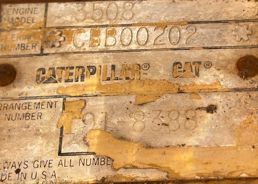 Used Caterpillar 3508B Diesel Engine
