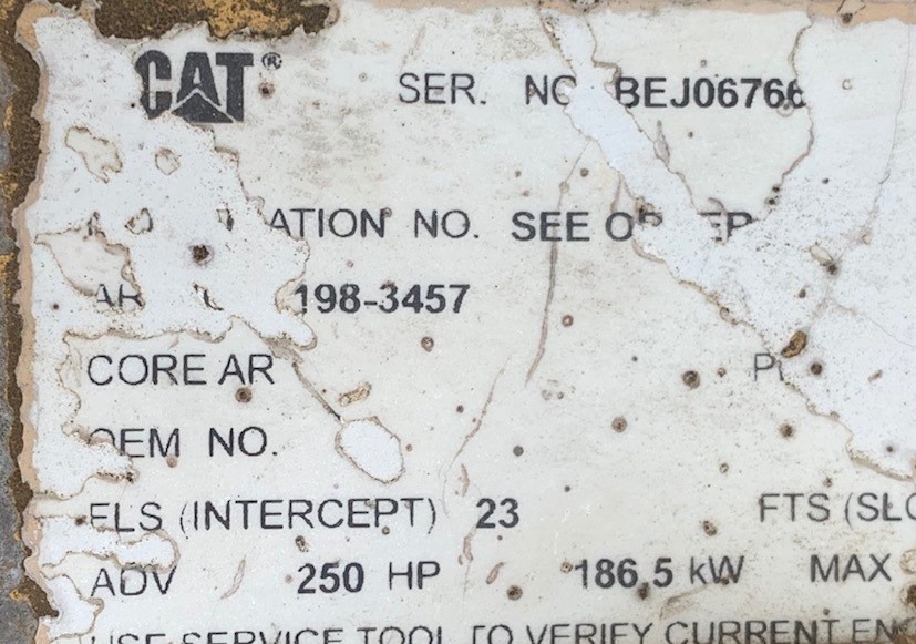 Used Caterpillar 3126 B Diesel Engine