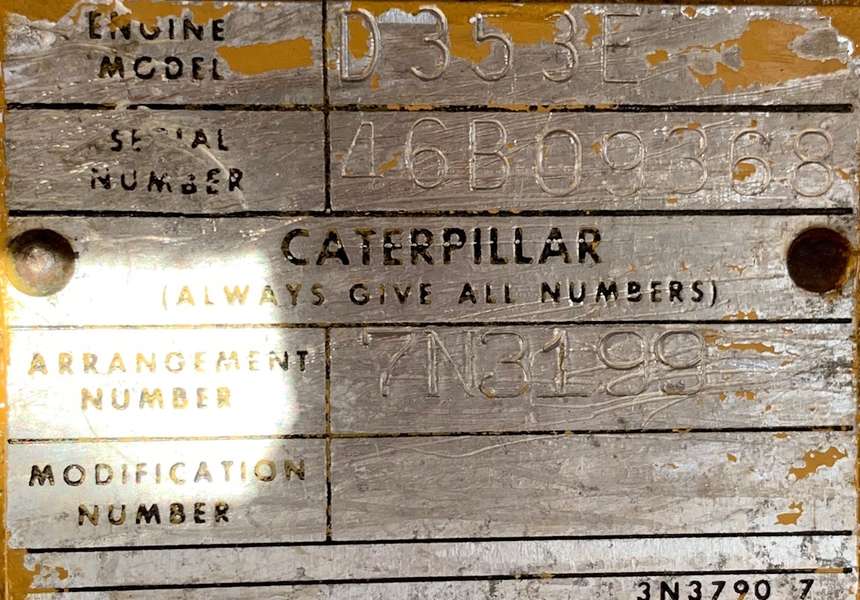 Used Caterpilllar D353 Diesel Engine