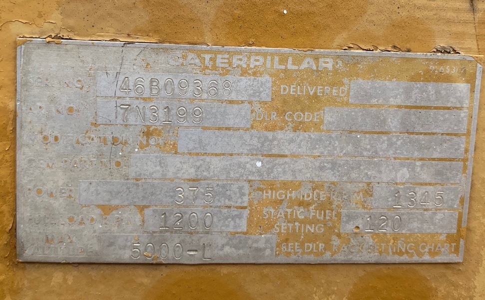 Used Caterpilllar D353 Diesel Engine