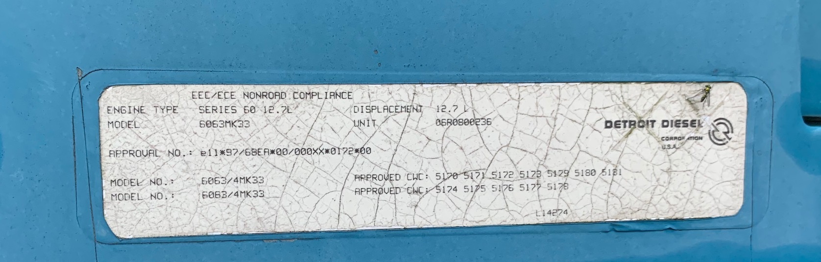 Used Detroit S60 Diesel Engine