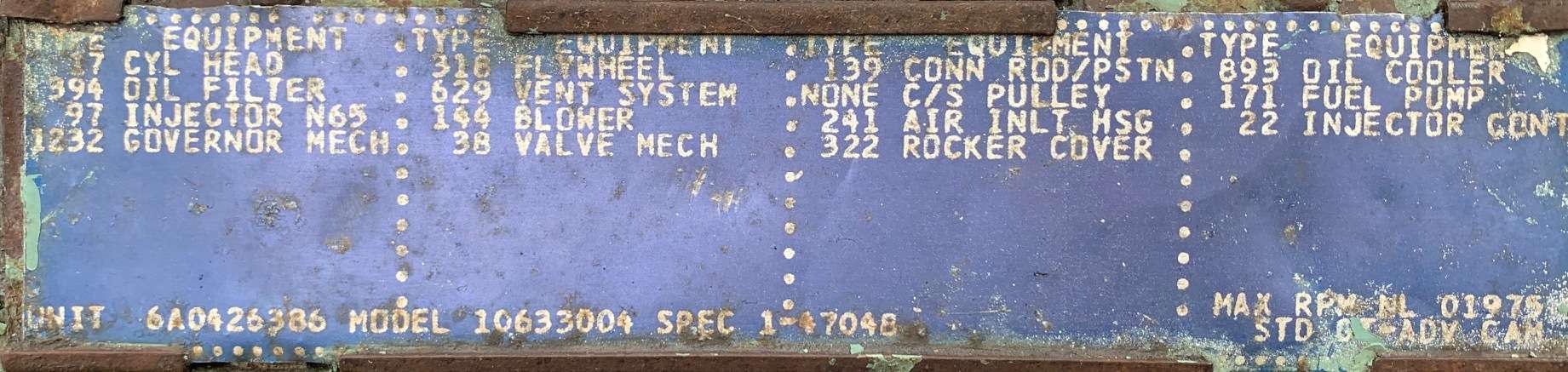 Used Detroit Diesel 671T Diesel Engine