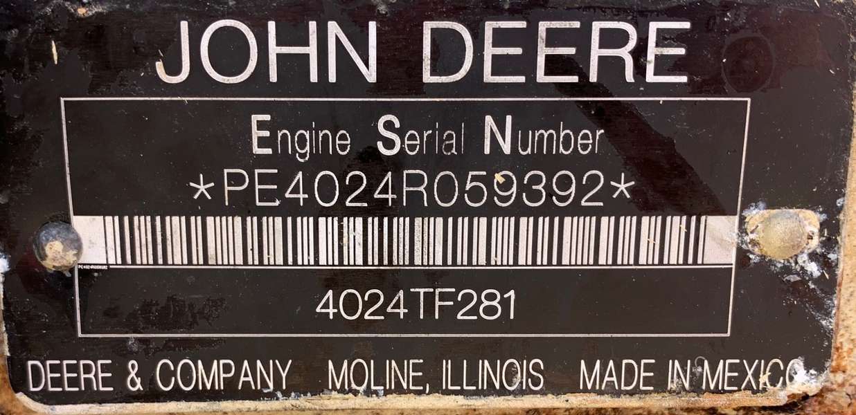 Used John Deere 4024TF281 Engine Core