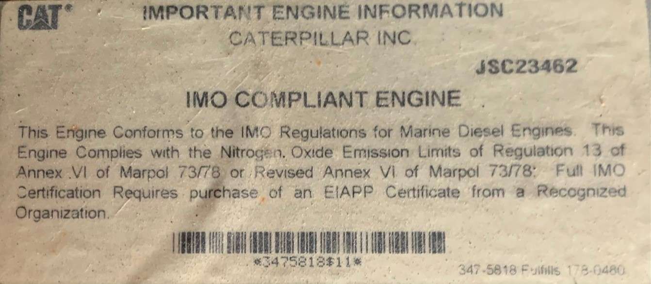 Used Caterpillar C9 Diesel Engine