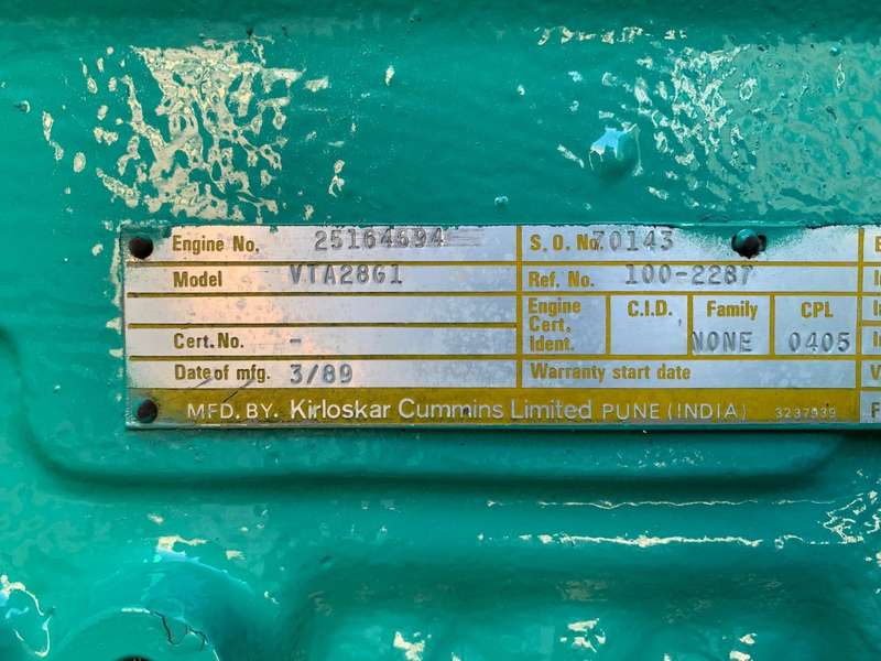 Used Cummins VTA28G1 Diesel Engine