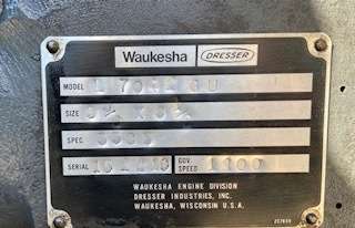 Used Waukesha L7042GU Gas Engine
