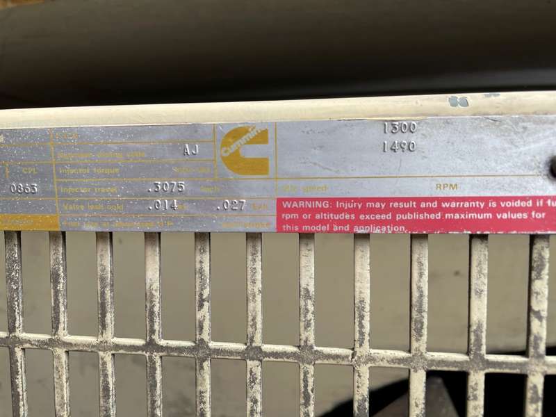 Used Cummins KTA50G1 Diesel Engine