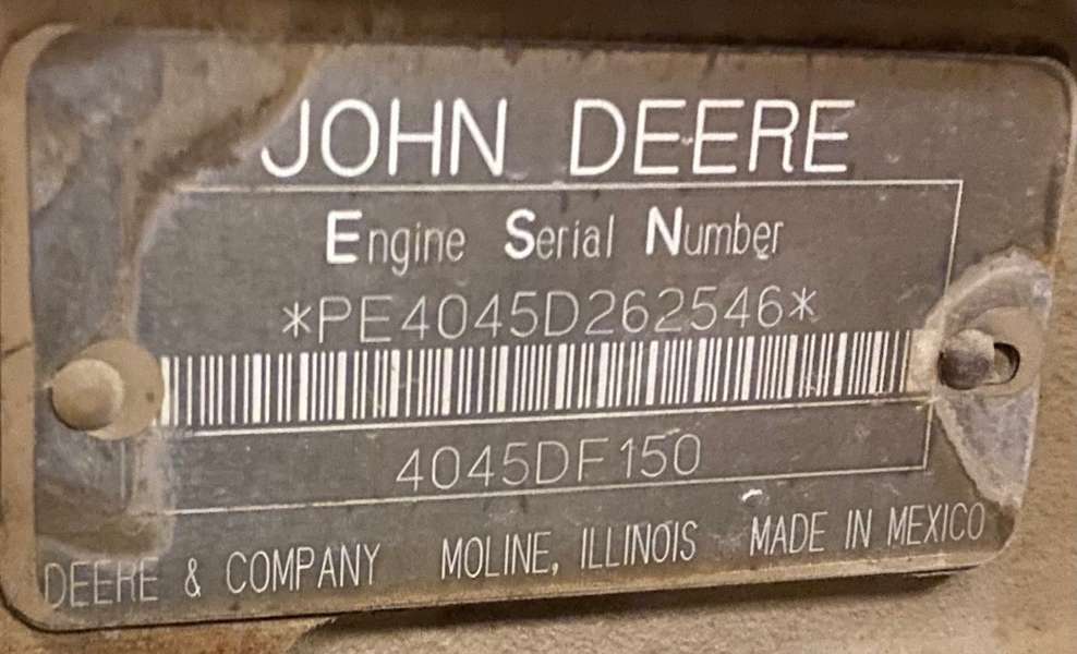 Used John Deere 4045D Diesel Engine