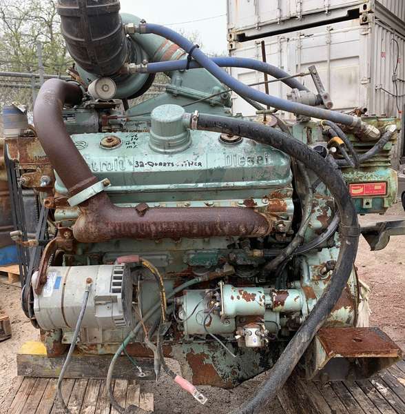 Used Detroit 8V92T Diesel Engine