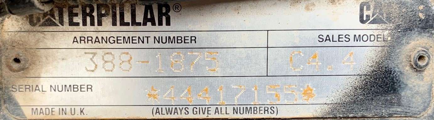 Used Caterpillar C4.4 Diesel Engine