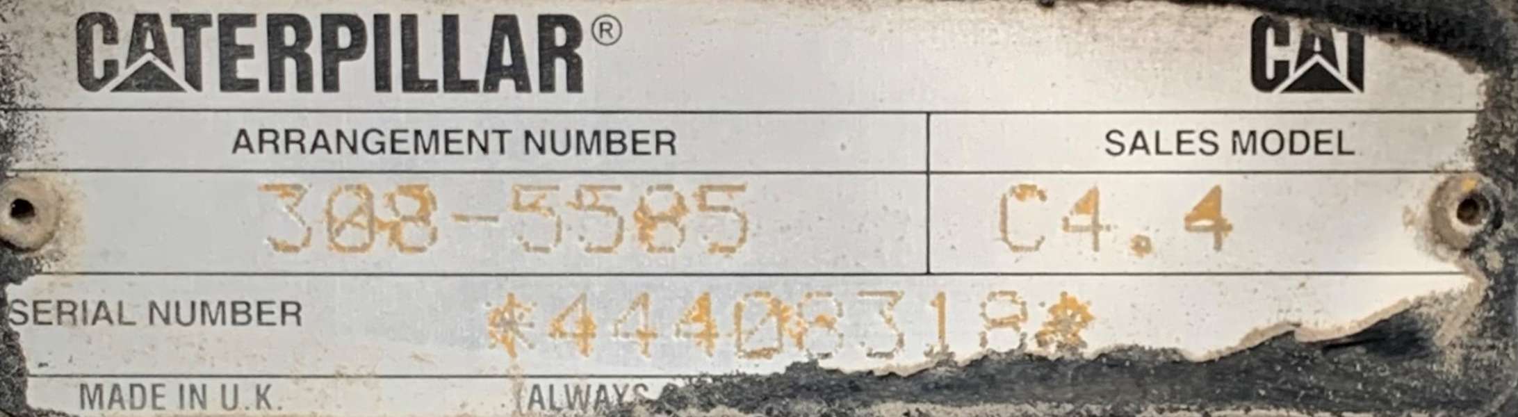 Used Caterpillar C4.4 Diesel Engine