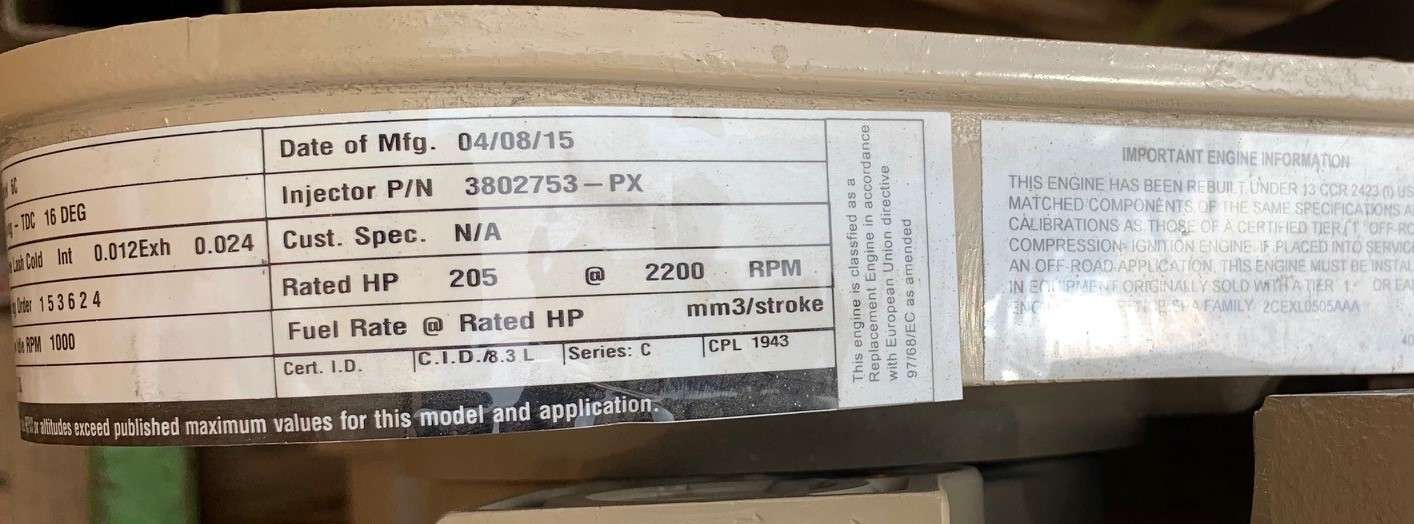 Reman Cummins 6CT Diesel Engine