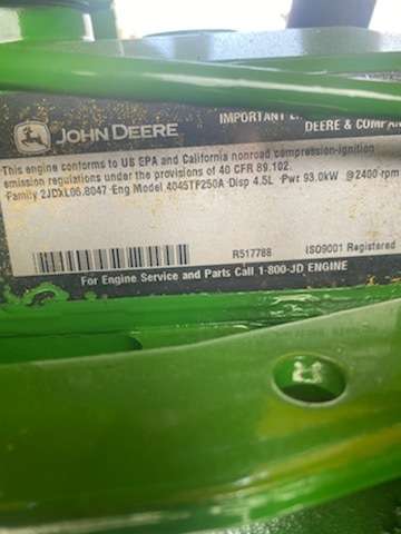Used John Deere 4045TF250 Diesel Engine