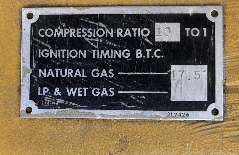 Used Caterpillar G398TA Gas Engine