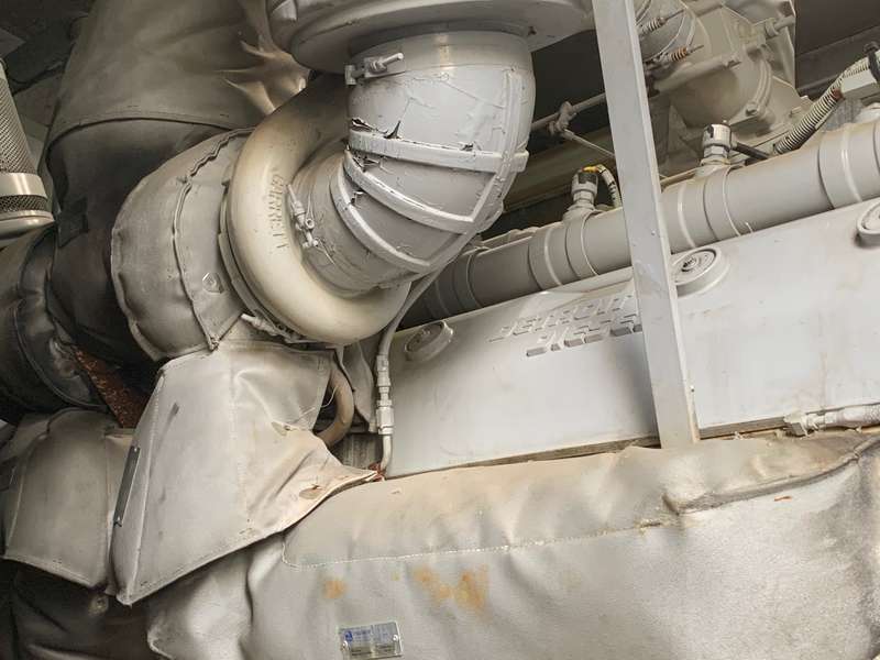 Low Hour Detroit 16V149TI Diesel Engine