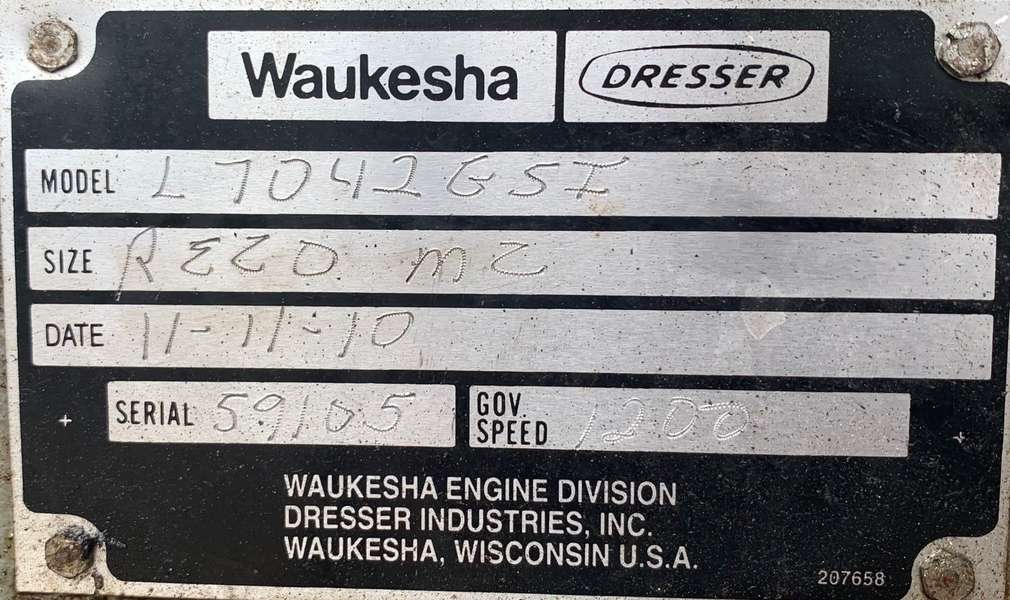 Used Waukesha 7042GSI Gas Engine