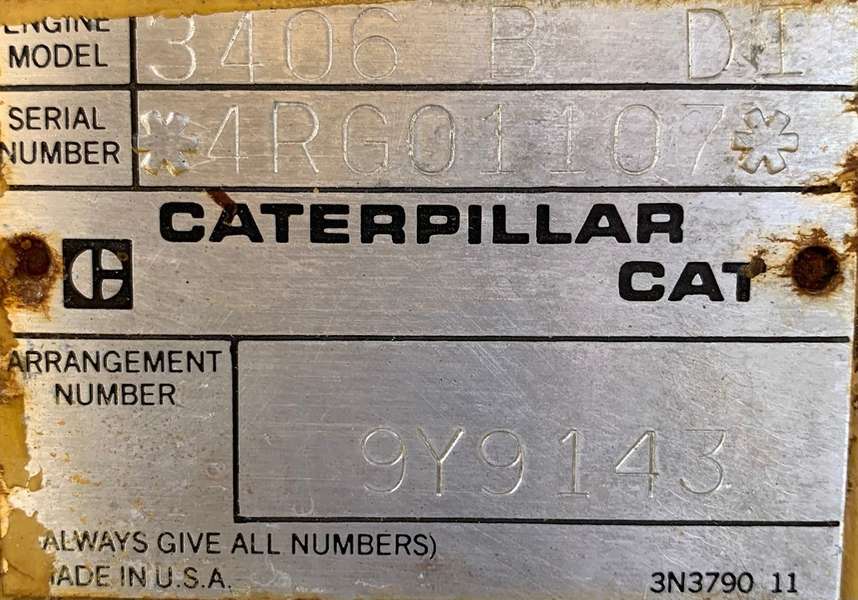 Used Caterpillar 3406B Diesel Engine