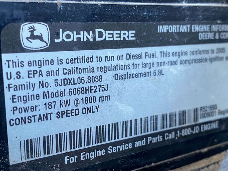 Used John Deere 6068HF275 Diesel Engine