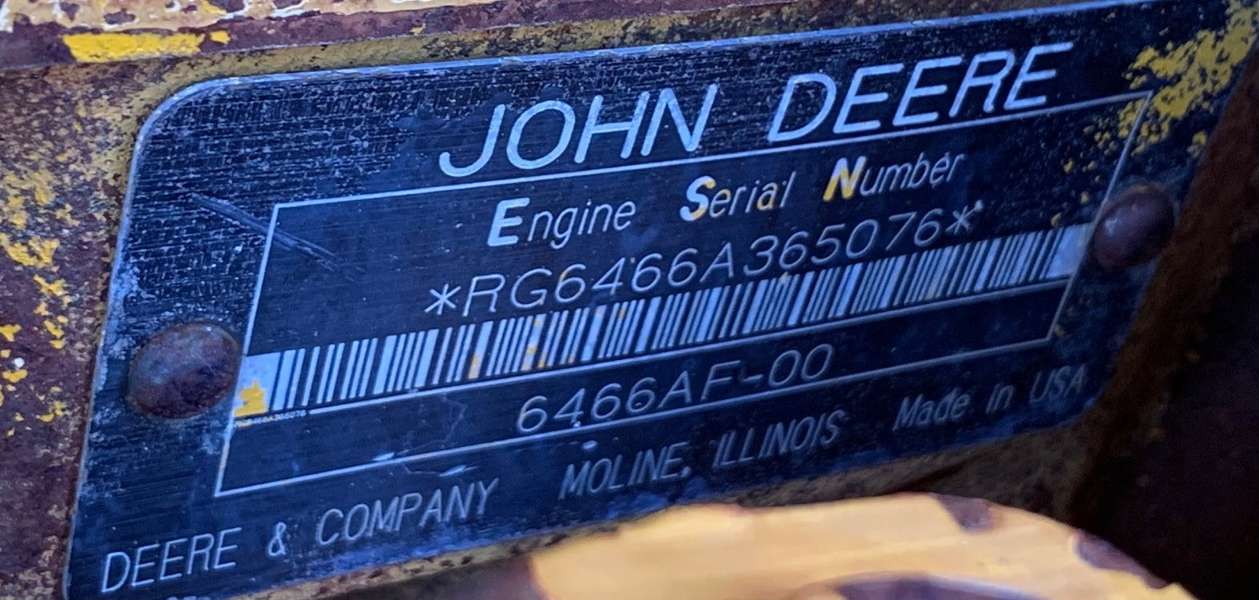 Used John Deere 6466AF-00 Engine Core