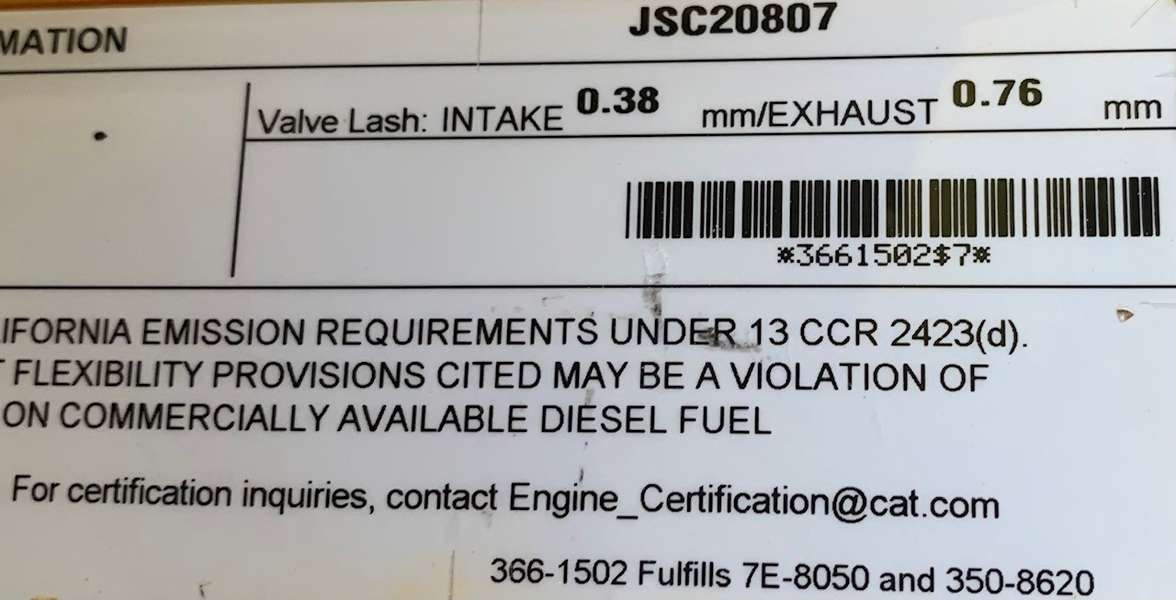 Used Caterpillar C9 Diesel Engine