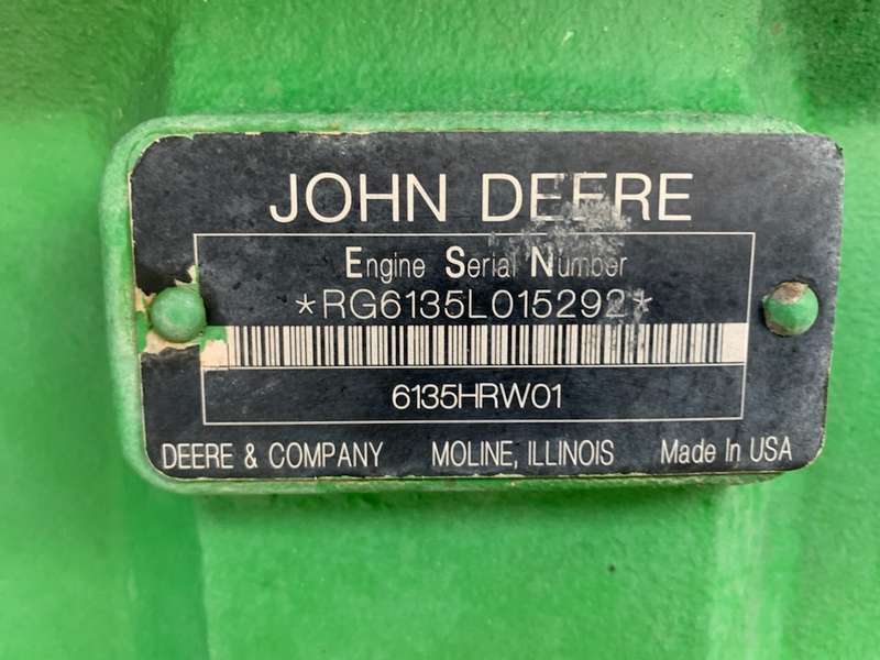 Core John Deere 6135HRW01 Engine Core