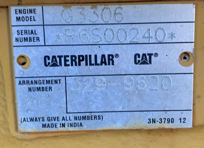 Used Caterpillar G3306NA Gas Engine