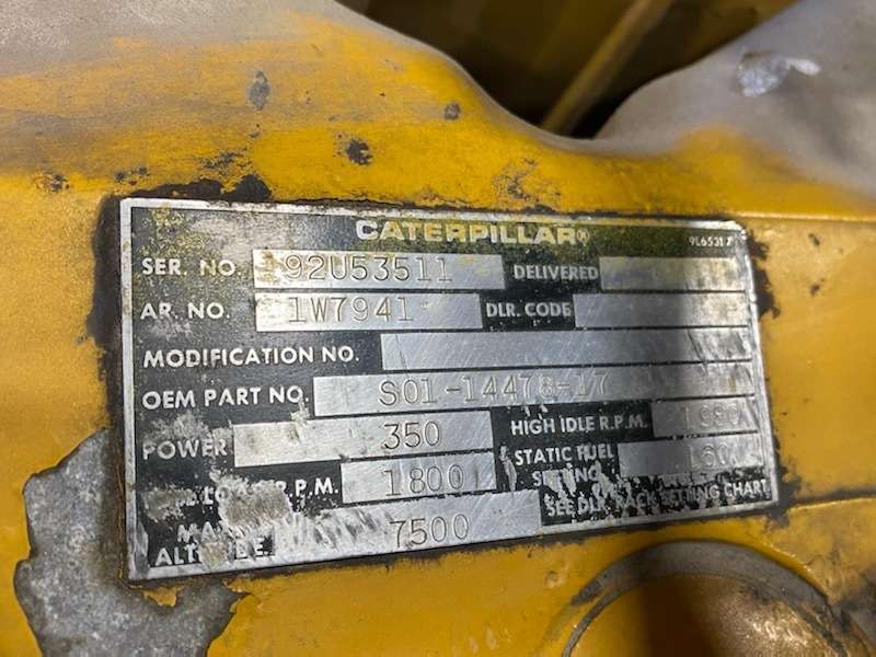 Used Caterpillar 3406A Diesel Engine