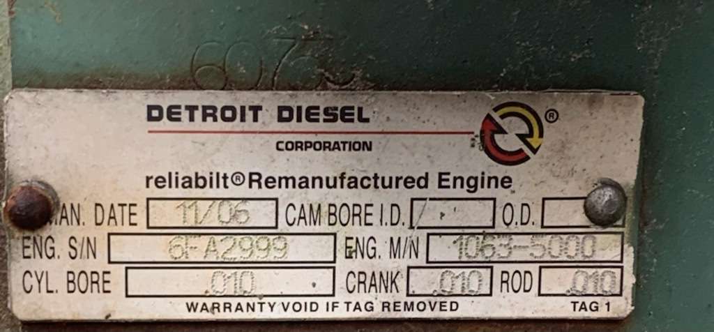Used Detroit 671 Engine Core
