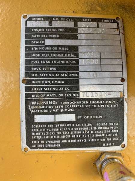 Used Caterpillar G379A Gas Engine