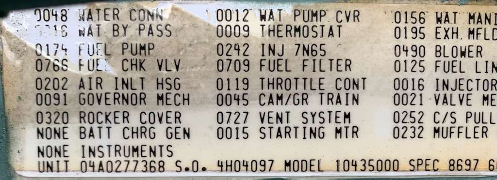 Used Detroit 4-71 Diesel Engine