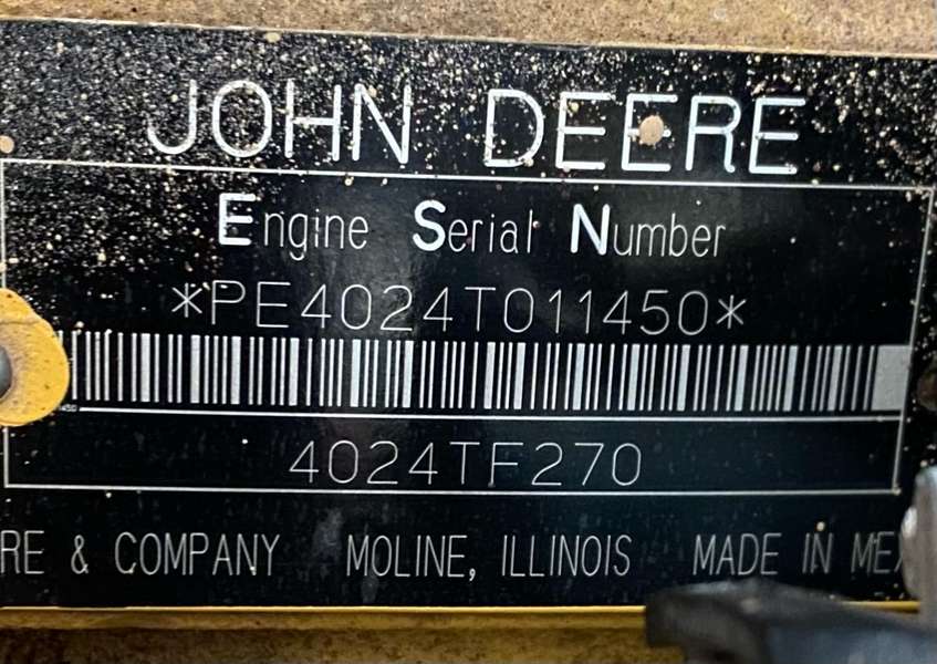 Used John Deere 4024TF270 Diesel Engine