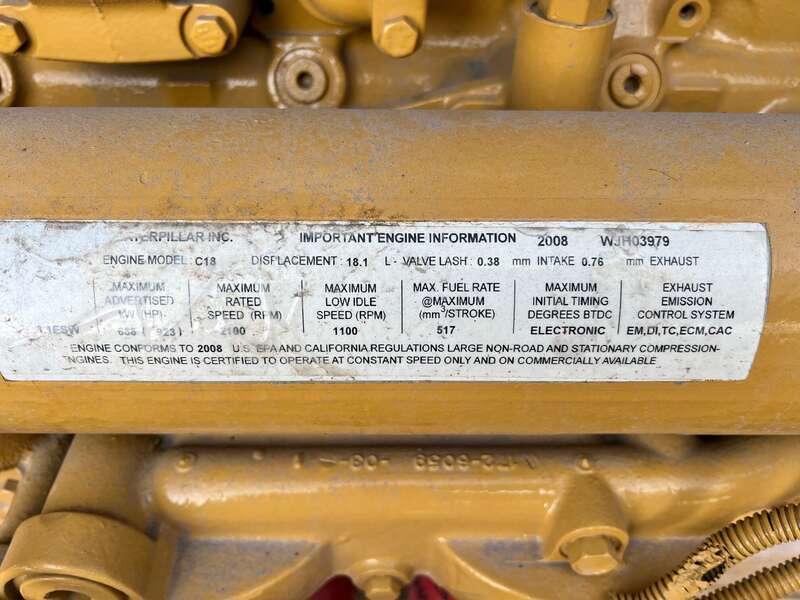 Used Caterpillar C18TT Diesel Engine